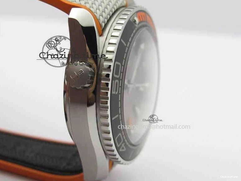 0326 Planet Ocean 2016 43.5mm SS OM 1:1 Best Edition Gray Dial On Nylon Strap A DailyWear 8166